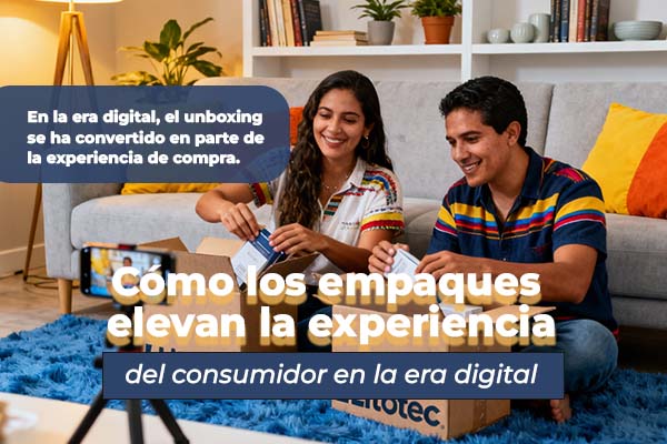 Cómo los empaques elevan la experiencia del consumidor en la era digital