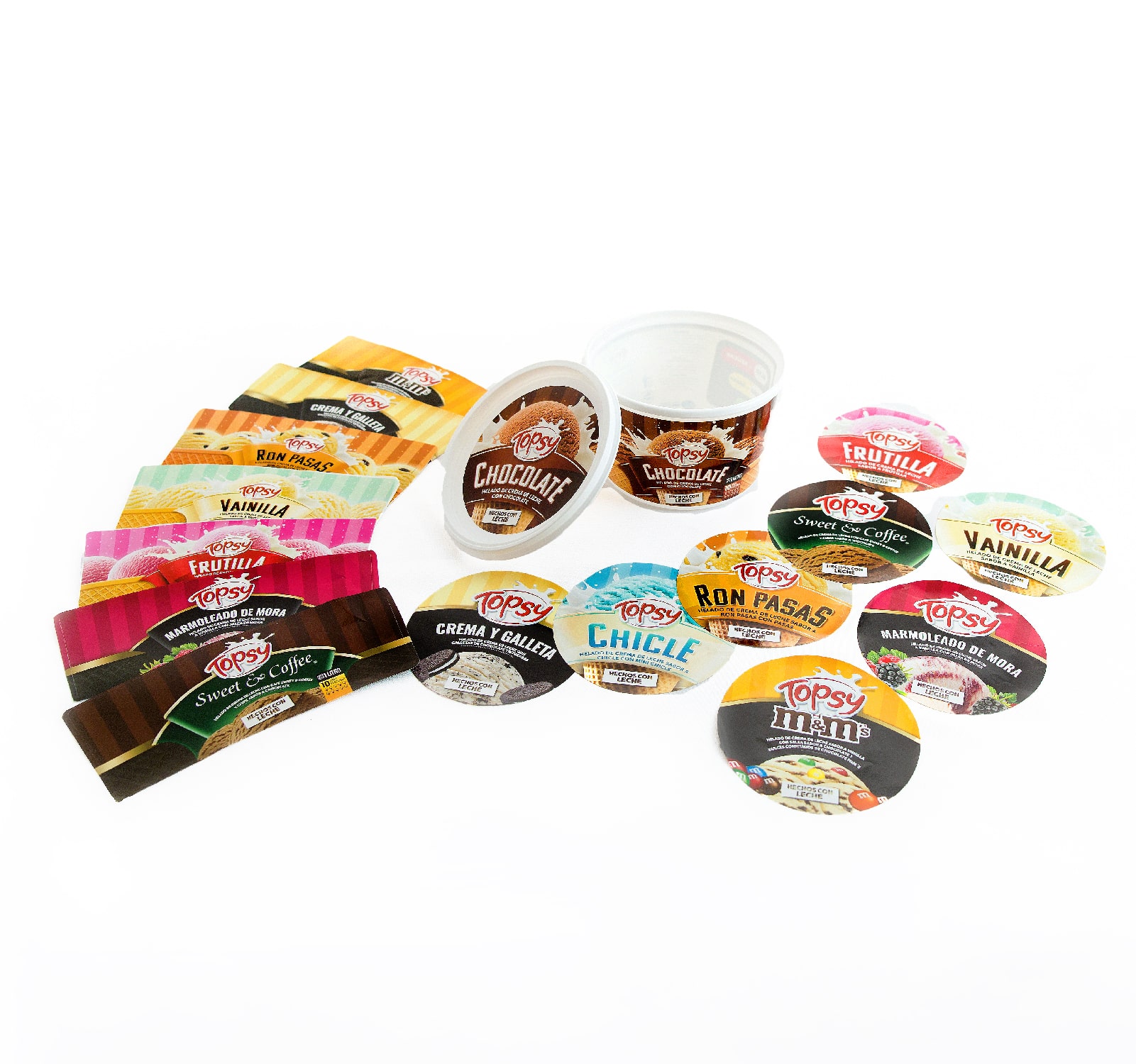 Congelados Etiquetas impresión de etiquetas para congelados - helados - dulces refrigerados