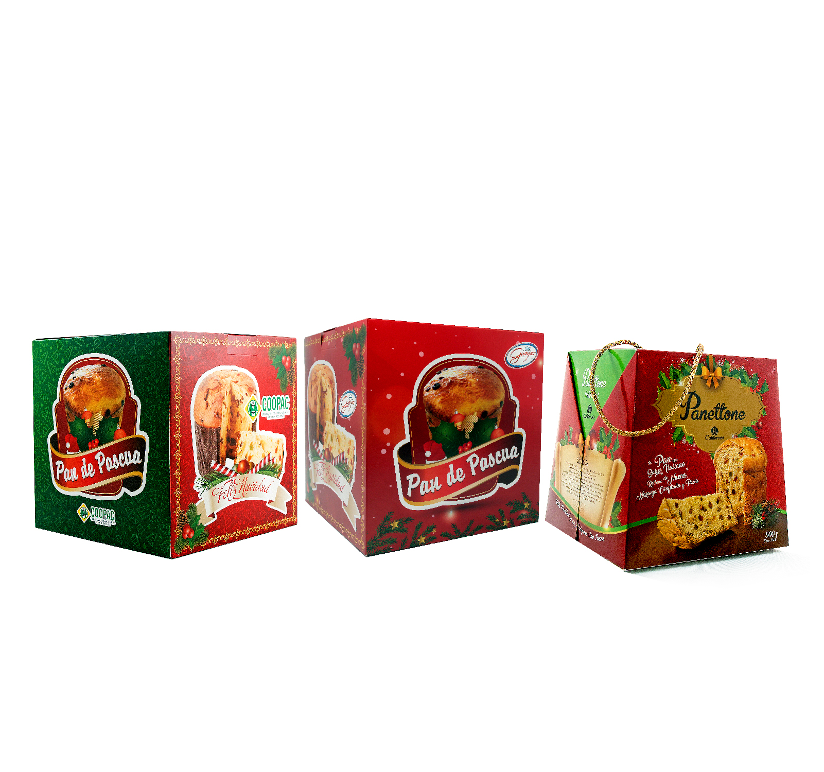 cajas para panetone pan de pascua pandoro