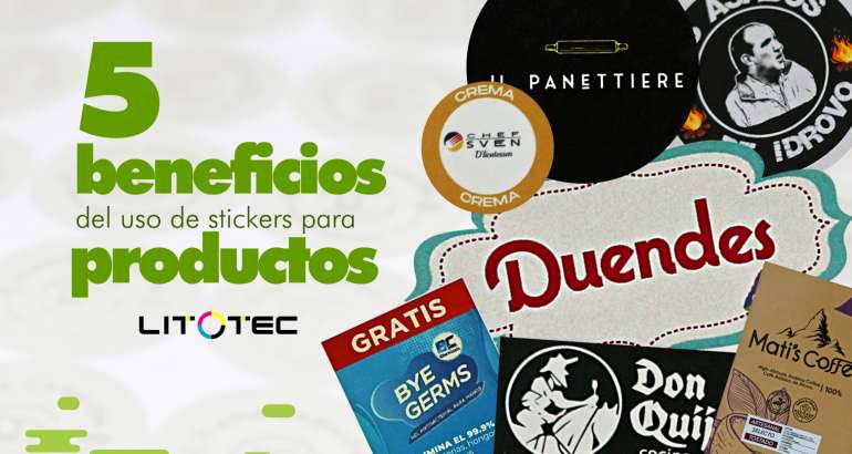 5 beneficios del uso de stickers para productos