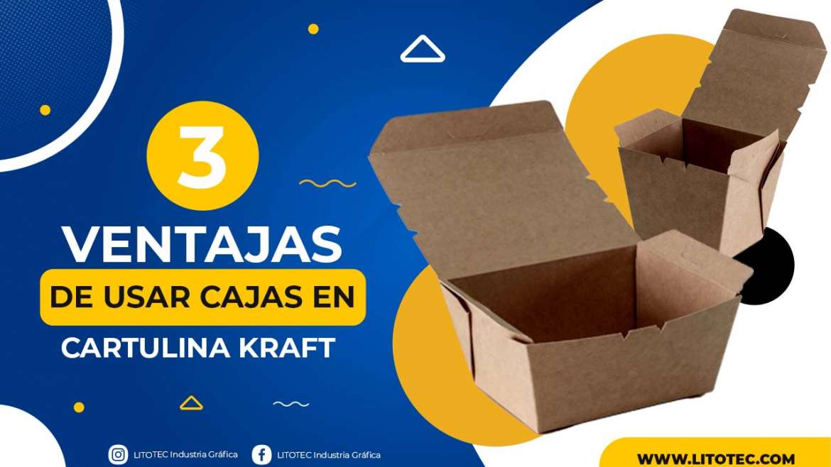 3 ventajas de usar cajas en cartulina Kraft