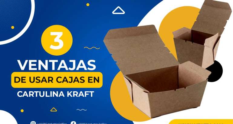3 ventajas de usar cajas en cartulina Kraft