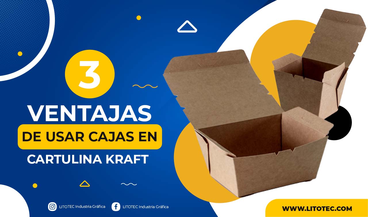3 ventajas de usar cajas en cartulina Kraft